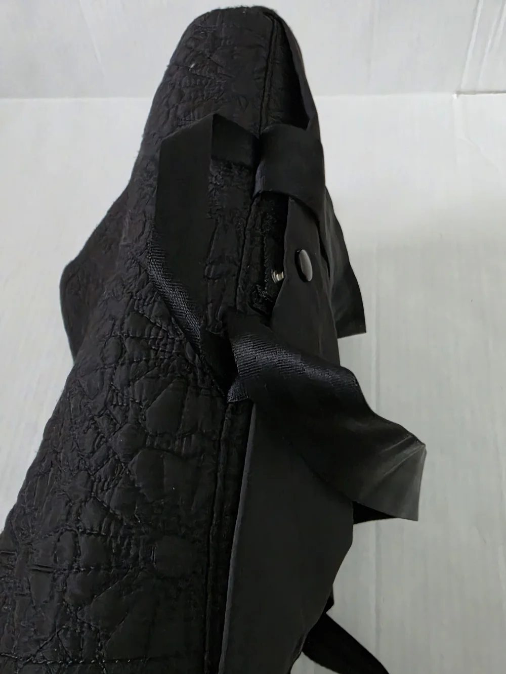 Petunia Pickle Bottom Black Quilted Floral Pattern Diaper Backpack